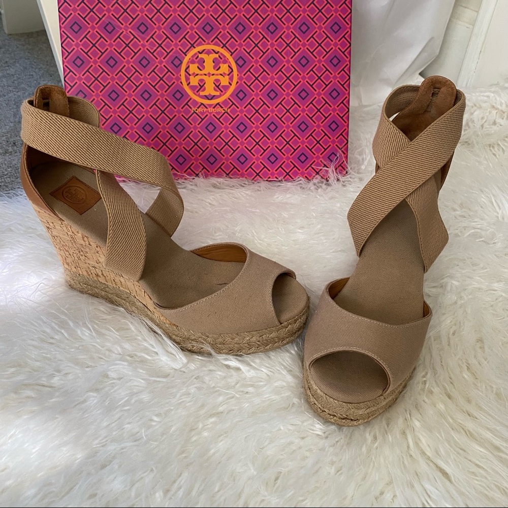 Tory Burch Espadrille Wedges